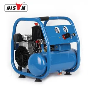 Bison China 1.5Hp Air Compressor Oilless Reciprocating 6L Air Compressor Oil Less Piston