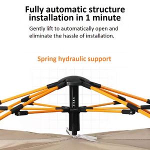3-4 People Automatic Outdoor Camping <b>Tent</b> Bivy Hiking Instant Setup Portable Fully Automatic Pop up Family <b>Tent</b> - Product Image 3