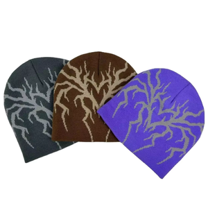 قبعة شتوية من حجر الراين عالية الجودة قبعة شتوية ملونة مشهورة - Product Image 2