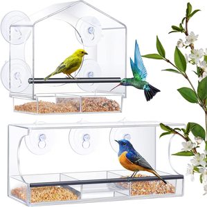 Dd2374 Acrylic trong suốt birdcage HumMingBird feeders hút cửa sổ <span class=keywords><strong>plexiglass</strong></span> nhỏ <span class=keywords><strong>Pet</strong></span> Bird <span class=keywords><strong>Feeder</strong></span> - Product Image 1
