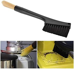 Brosses <span class=keywords><strong>de</strong></span> <span class=keywords><strong>nettoyage</strong></span> détachables à double tête pour machine à café, outil pour grains <span class=keywords><strong>de</strong></span> café, brosse <span class=keywords><strong>de</strong></span> dépoussiérage pour machine à expresso et broyeur - Product Image 5