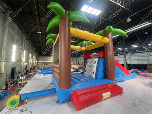 Trampolim inflável Jumping Castle Bouncy House com Slide Inflável Bouncer Combo - Product Image 4