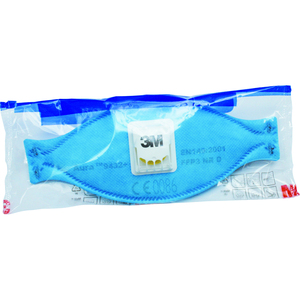 3M™Aura™FFP3 Antiparticolato Respiratore antipolvere modello piatto riutilizzabile maschera con certificato EN149 cartucce 9432 + Valv - Product Image 1