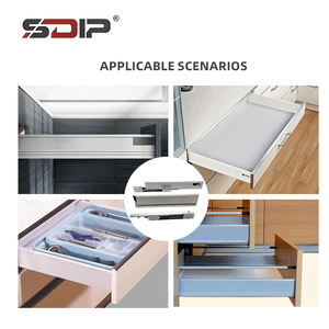 Cajón de Mueble de Cocina de Alta Calidad, Totalmente Extensible, con <span class=keywords><strong>Cierre</strong></span> <span class=keywords><strong>Suave</strong></span>, Deslizante, de Metal - Product Image 5