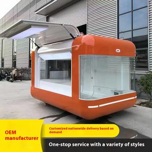 Boutique de thé au lait de pomme créative contemporaine à la mode du fabricant Kiosque de café de rue commercial extérieur Magasin pop-up Villa Gym - Product Image 3