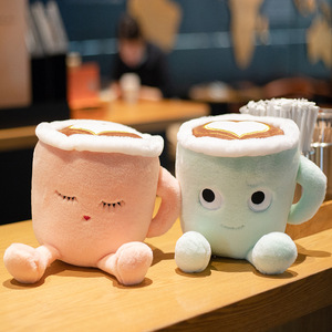 Venta al por mayor Adorable flor <span class=keywords><strong>de</strong></span> cerezo japonés Matcha Latte <span class=keywords><strong>taza</strong></span> <span class=keywords><strong>de</strong></span> café muñeca transfronteriza chica corazón polvo creativo Super suave felpa - Product Image 2