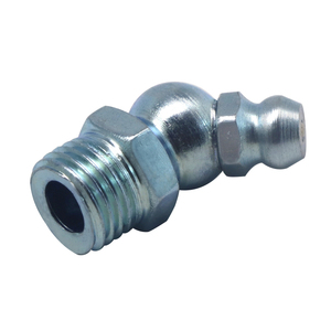 Puntone ingrassatore M10X1 a 45 gradi in acciaio zincato per manutenzione trattori: flusso affidabile garantito - Product Image 5
