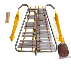 Prezzo di fabbrica 29 tono Glockenspiel xilofono con tasti in metallo per bambini strumenti musicali - Product Image 5