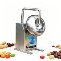 Machine à pulvériser électrique automatique portable pour dragees, pralines, noix, sucre, caramel, petite machine à enrober pour cacahuètes, chocolat