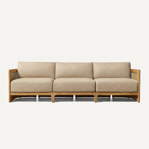 Luxuriöses Garten-Sofa-Set aus Teakholz für Hotels – Moderne Outdoor-Möbel für Villengärten, Terrassen und Pools – Wasserdicht und Sonnenbeständig aus Massivteak - Product Image 5