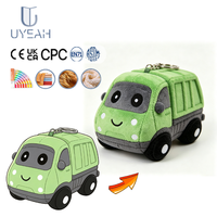 Porte-clés en peluche personnalisé UYEAH EN71/CPC/GRS, design original, dessin animé, voiture de police, jouet en peluche souple et moelleux, cadeau, sac cadeau