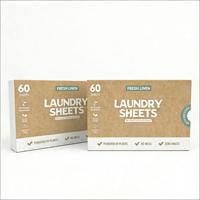 Feuilles de lessive écologiques naturelles, parfum longue durée, formule végétale, dissolution rapide, hypoallergéniques, faible mousse, sans plastique