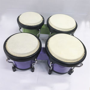 Mini tambor Bongo de cuerpo de plástico de 4 "* 5", tambor Bongas, tamaño de 1/2" - Product Image 4