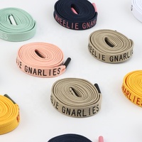 Lacets de chaussures avec logo de marque à impression plate Lacets de chaussures de baskets personnalisés Logo imprimé réfléchissant Logo gravé personnalisé Pack d'assemblage Aglet
