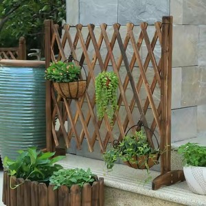 Buen Proveedor, Mejor Calidad, Valla Telescópica de Madera para Jardín, con Base Plana y Patas de Madera, Resistente a la Putrefacción, Duradera y Ecológica - Product Image 4