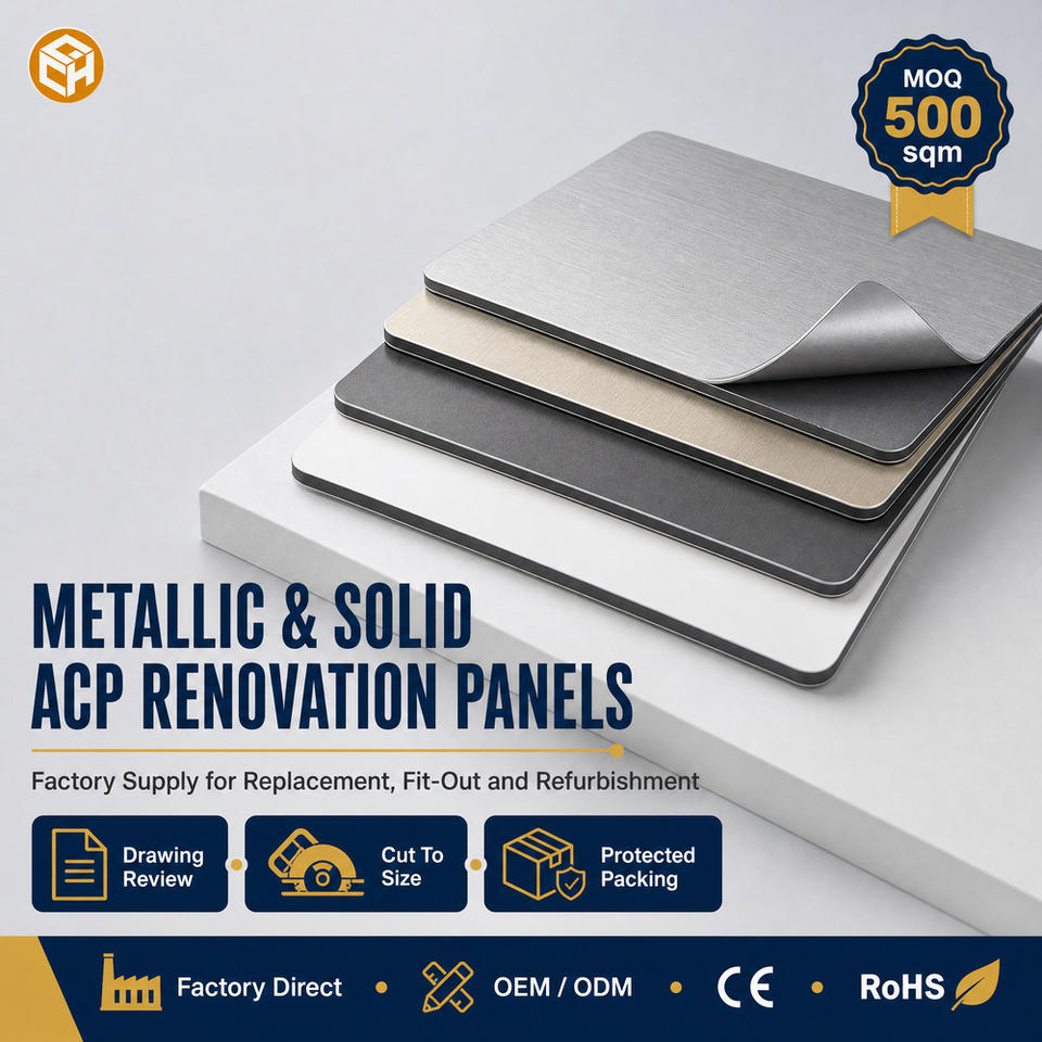 Light Weight Rigid Aluminum Composite Panel Easy Bending ACP Sheet for ...