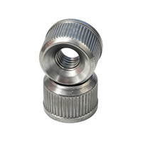 Écrous de raccordement coniques en fer pour tubes de bambou, raccords internes pour meubles, capuchons à lèvre ronds impériaux M6 M8 M10 1/4-20 5/16-18 3/8-16