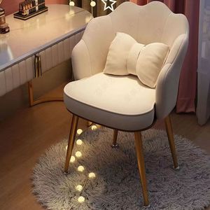 Silla de ordenador moderna al por mayor, silla para el hogar, silla giratoria ajustable con respaldo, ideal para dormitorio femenino, silla de maquillaje. - Product Image 5