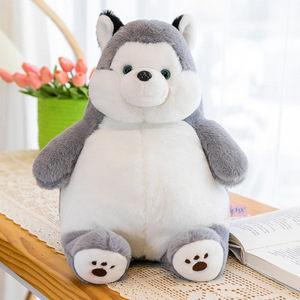 Peluche de la Serie CHIQUE Fat, Zorro y Oso Polar, Estilo Perezoso, Juguete de Animal, Peluche Súper Suave de Algodón PP, Regalo de Cumpleaños, Venta al por Mayor - Product Image 1