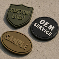 Patchs PVC personnalisés avec logo, thermocollants, à coudre, badges en caoutchouc gaufré, patchs en silicone souple 3D en caoutchouc PVC pour vêtements