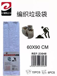 Sacchetti per la Spazzatura in Polietilene Monouso per Uso Domestico 60X90CM Capacità 20-35L 72 Pezzi - Product Image 1