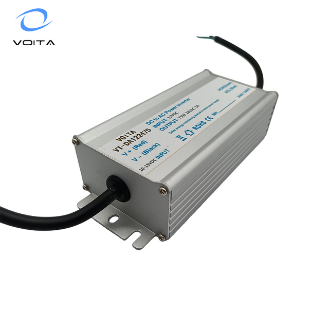 VOITA 12vdc to 24vac Inverter 75W Power Inverter for Intelligent Spherical Camera Power Supply