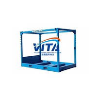 Contenedor Aislado con Estructura de Elevación de Acero de 20 Pies, Estándar DNV 2.7-1, 28 m³