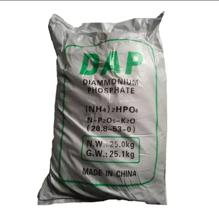 DAP (diammonium Phosphate) (Nitơ: 18% phút, P2O5:46% phút)