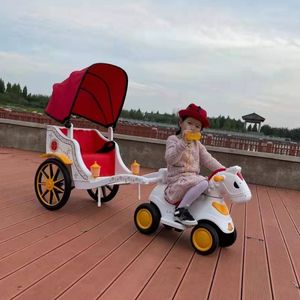 La Chine fournit 3 en 1 voiture électrique <span class=keywords><strong>Pony</strong></span> Rickshaw Royal Carriage voiture électrique de grande valeur voiture parent-enfant - Product Image 4