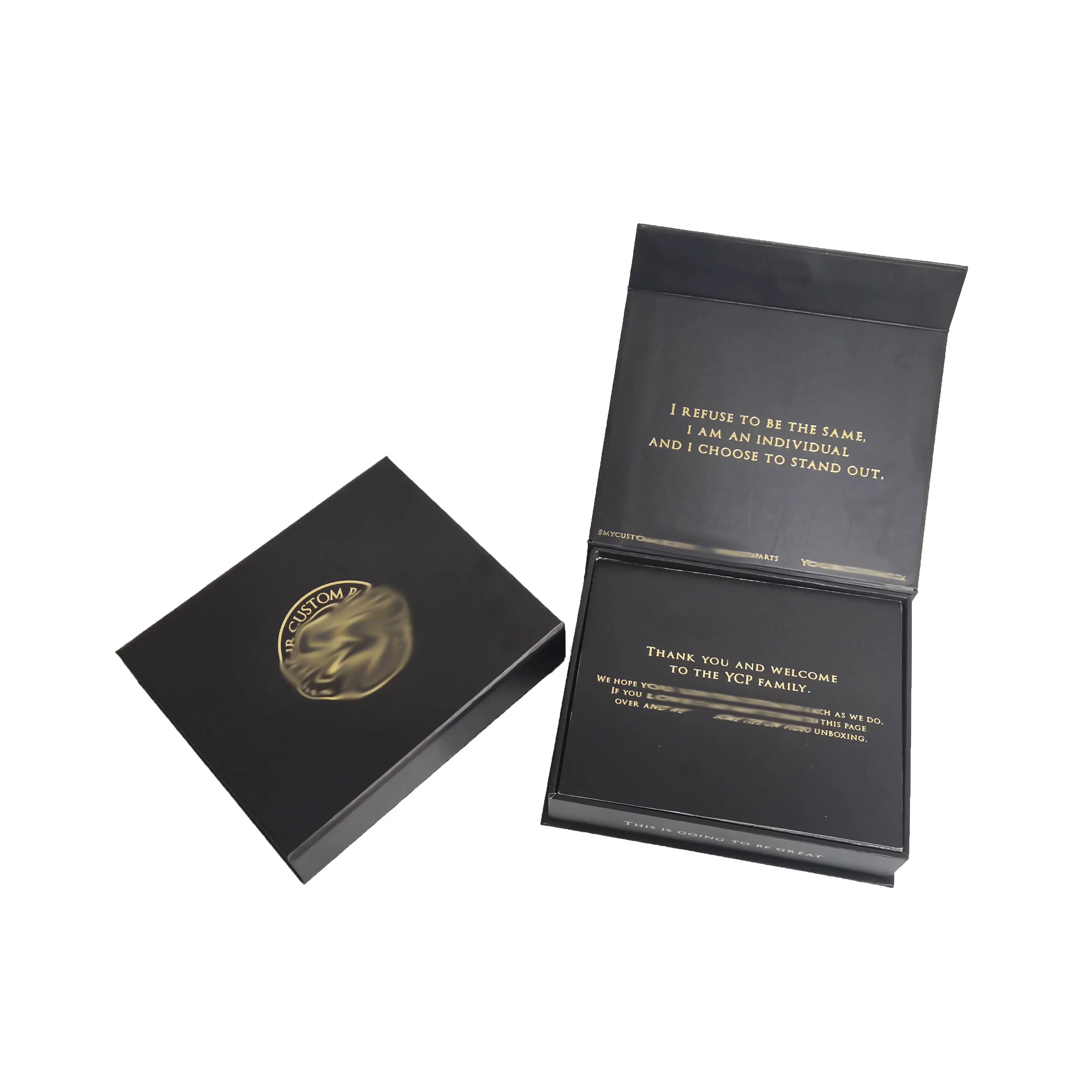 Изготовленный на заказ логотип Роскошная матовая жесткая бумажная упаковка для подарочной упаковки коробка для наполнения магнитной застежки картонные бумажные коробки с крышкой EVA
