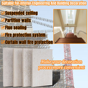 لوح ألياف الأسمنت 1220 مم * 2440 مم للجدران الداخلية، لوح أسمنت مقوى بالألياف مقاوم للحريق 4 أقدام * 8 أقدام - Product Image 3