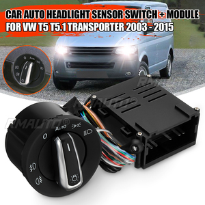 Interruptor de Faros Delanteros para Auto, Módulo de Control para VW Golf, PASSAT, TIGUAN, T5, T5.1, Transporter 2003-2015 - Product Image 1