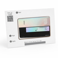 Première sortie mondiale : Skins de cartes bancaires virales pour Instagram, production exclusive, autocollants amovibles en vinyle mat pour cartes bancaires.