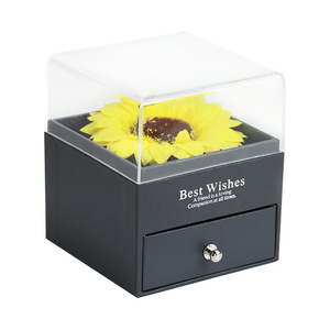 <span class=keywords><strong>Regalos</strong></span> de Navidad <span class=keywords><strong>PARA</strong></span> EL Día de San Valentín, flores de jabón eternas <span class=keywords><strong>para</strong></span> siempre, girasol Artificial, joyero acrílico, <span class=keywords><strong>regalos</strong></span> <span class=keywords><strong>para</strong></span> mamá y Mujer - Product Image 1