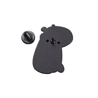 En gros Mignon Dessin Animé Capybara Hippopotame Burger Série Épingles En Émail Personnalisé Noël Capybara Broche Revers Badge Bijoux Cadeau