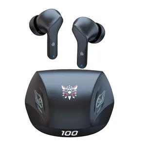 Fones de ouvido gamer onikuma t33 2022, wireless, controle por toque, com cancelamento de ruído, display de led, headset para corrida