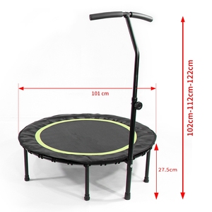 Mini trampolín de <span class=keywords><strong>Fitness</strong></span> para adultos, cama de salto silenciosa para interiores y exteriores, trampolines elásticos de 40 pulgadas - Product Image 6