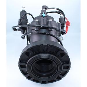 Válvula reductora de presión electromagnética Zanchen de 4 pulgadas con brida y manómetro para control de flujo de agua y aire - Product Image 3