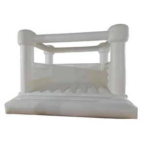 Nhà máy giá rẻ Giá Trắng <span class=keywords><strong>Inflatable</strong></span> Bouncer đám cưới lâu đài bouncy thư bị trả lại Nhà trượt nước cho doanh số bán hàng - Product Image 1