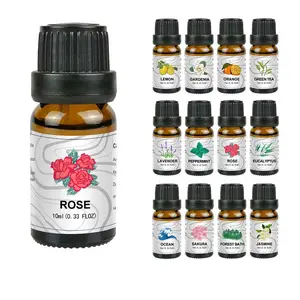 Minyak esensial aromaterapi 10ML, larut air pelembap tanaman aromaterapi rumah tangga dalam ruangan