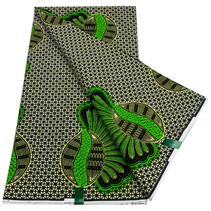Tela Ankara de Alta Calidad para Ropa Africana, Tela Africana 100% Algodón con Estampado de Cera, Tela Holandesa para Confección de Vestidos y Trajes - Product Image 2
