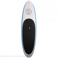 Époxy Bateau Pagaie Planche de Surf avec évent et patin de pont