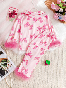 HIPPO KIDS <span class=keywords><strong>pijamas</strong></span> ropa <span class=keywords><strong>de</strong></span> casa <span class=keywords><strong>para</strong></span> niños <span class=keywords><strong>de</strong></span> 3 a 4 años <span class=keywords><strong>Pijamas</strong></span> <span class=keywords><strong>de</strong></span> satén niños <span class=keywords><strong>pijamas</strong></span> <span class=keywords><strong>de</strong></span> seda <span class=keywords><strong>para</strong></span> niñas bebé satén Pjs conjunto - Product Image 6