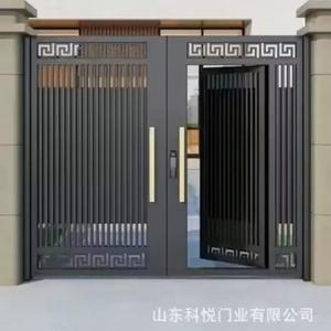 <span class=keywords><strong>Portail</strong></span> Coulissant/<span class=keywords><strong>Battant</strong></span> en Alliage d'Aluminium Thermolaqué Anti-Rouille et Durable, Traité Électriquement, pour Jardin, avec Verrou Sécurisé, Garantie 5 Ans - Vente en Gros - Product Image 4