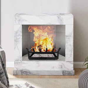 Grille <span class=keywords><strong>de</strong></span> foyer en fer avec 6 barres <span class=keywords><strong>de</strong></span> <span class=keywords><strong>support</strong></span>, pour poêle d'intérieur et <span class=keywords><strong>extérieur</strong></span>, <span class=keywords><strong>support</strong></span> pour bois <span class=keywords><strong>de</strong></span> chauffage - Product Image 5