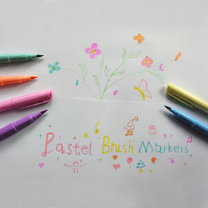 Khyamzzon – marqueur de texte Offre Spéciale, pas de saignement pour le texte, papeterie fluorescente, Logo personnalisé, pointe en feutre <span class=keywords><strong>fin</strong></span>, <span class=keywords><strong>surligneur</strong></span> <span class=keywords><strong>Pastel</strong></span>, stylo marqueur - Product Image 5