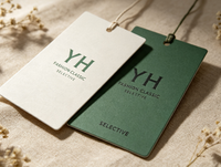 Étiquettes suspendues en carton mat de qualité supérieure, personnalisées, écologiques, avec logo sur mesure pour vêtements, chaussettes et chaussures – Vente en gros usine