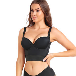 Offre Spéciale Sous-vêtements pour femmes Ins Style <span class=keywords><strong>Soutien</strong></span>-<span class=keywords><strong>gorge</strong></span> de sport à <span class=keywords><strong>soutien</strong></span> élevé Gilet de corps sans fil pour grandes tailles Motif solide avec logo sur la tasse - Product Image 6