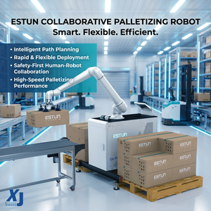 Robot collaboratif ESTUN E-Eco Cobot pour l'entretien de machines, le prélèvement et le placement, 6 axes, automatisation industrielle, manutention de matériaux - Product Image 1