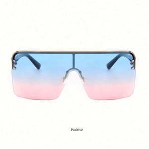 Gafas de Sol Cuadradas Extra Grandes 2019 para Mujer, Gafas de Sol de una Pieza, Gafas de Visión Nocturna - Product Image 4